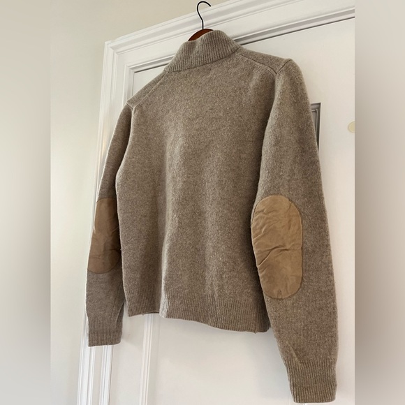 Barbour Sweater With half Zip MKN0585 Stone FW23/24 size small EUC - Picture 8 of 14